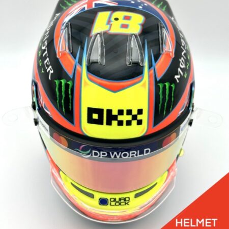 Oscar Piastri 2025 1:2 BELL Helmet F1 McLaren Upgrade Bundle Accessories