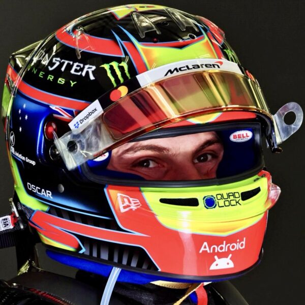 Oscar Piastri 2025 1:2 BELL Helmet F1 McLaren Upgrade Bundle Accessories - Image 9