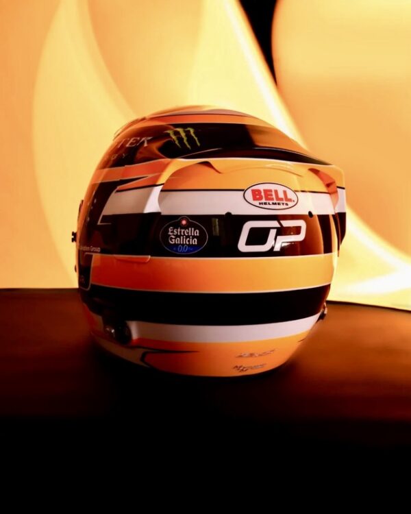 Oscar Piastri 2025 Monaco 1:2 BELL Helmet F1 McLaren Upgrade Bundle Accessories - Image 9