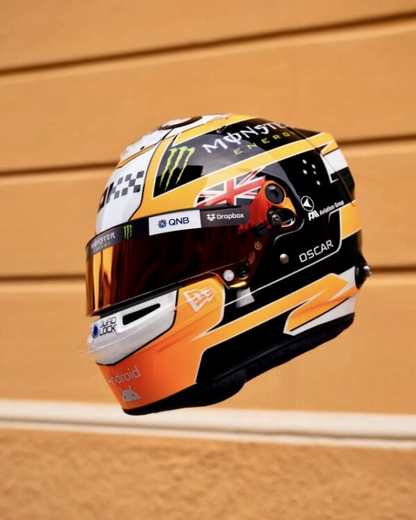 Oscar Piastri 2025 Monaco 1:2 BELL Helmet F1 McLaren Upgrade Bundle Accessories - Image 10