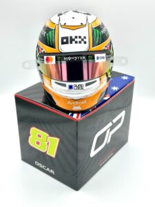 Oscar Piastri 2025 Monaco Ltd Edition 1:2 Mini Helmet & Upgrades