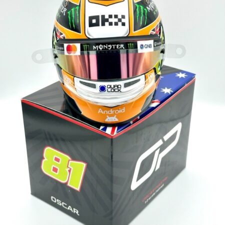 Oscar Piastri 2025 Monaco Ltd Edition 1:2 Mini Helmet & Upgrades