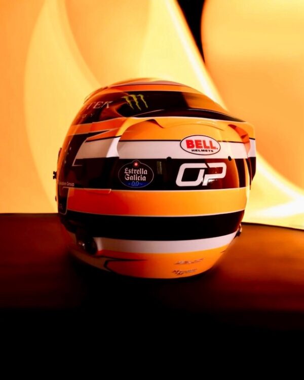 Oscar Piastri 2025 Monaco Ltd Edition 1:2 Mini Helmet & Upgrades - Image 7